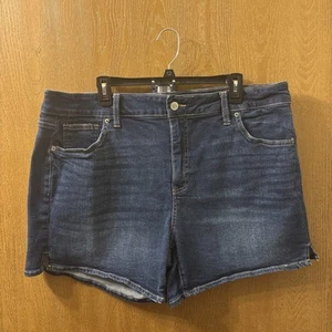 Pantaloncini jeans donna Terra e cielo taglia 18W linea A blu nuovi con etichetta - Foto 1 di 4