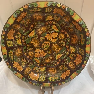 Vintage 1971 Daher dekorierte Ware Metall Blech Schale Herbst Autumn Farben Made in England - Bild 1 von 2