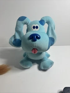 Blues Clues Vintage 90s Nickelodeon Toy Plush 11 Inch Soft Retro Fun Paw Print - Picture 1 of 12