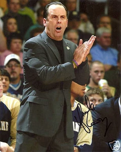 FOTO 8X10 FIRMADA POR MIKE BREY NOTRE DAME CON CERTIFICADO DE AUTENTICIDAD #1 - Imagen 1 de 1