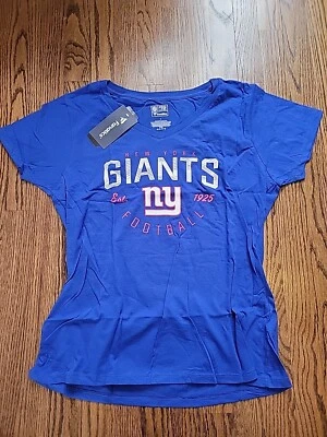 Camiseta de fútbol americano Fanactics New York NY Giants para mujer talla grande NFL NUEVA CON ETIQUETAS  Foto 1 de 4