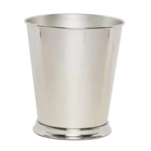 BOX OF 2 - Giagni Vernon Polished Chrome Metal Wastebasket, 903314, Bathroom - Picture 1 of 5