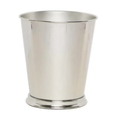 BOX OF 2 - Giagni Vernon Polished Chrome Metal Wastebasket, 903314, Bathroom - Image 1 of 4
