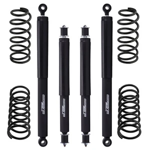 2in Lift Kit Coil Springs + Shocks For Nissan Patrol GQ Y60 GU Y61 1988-UP - Picture 1 of 12