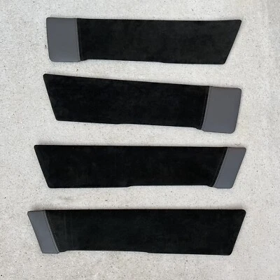 Insertos para tarjetas de puerta de cuero genuino Volvo 850 R Alcantara impecable estado raro Foto 1 de 4