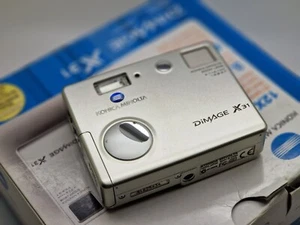 Cámara digital compacta Minolta Dimage X31 3,2 MP en excelente estado en caja funcionando - Imagen 1 de 11