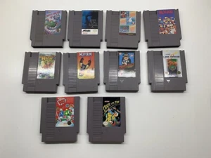 Lot of 10 Nintendo NES Game Cartridges Vintage - Picture 1 of 4