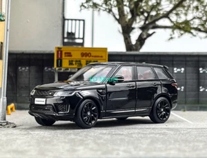 BN WHELART 1:64 2018 Black Range Rover Sports SUV Model Diecast Metal Car - Picture 1 of 9
