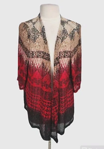 CATHERINES Womens Open Front Cardigan Petti Plus Size 1XWP 3/4 Sleeve B07P - Picture 1 of 8