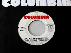 ROCK~ BRUCE SPRINGSTEEN~ TENTH AVENUE FREEZE-OUT~ MINT~UNPLAYED COPY~ PROMO~ - Picture 1 of 1