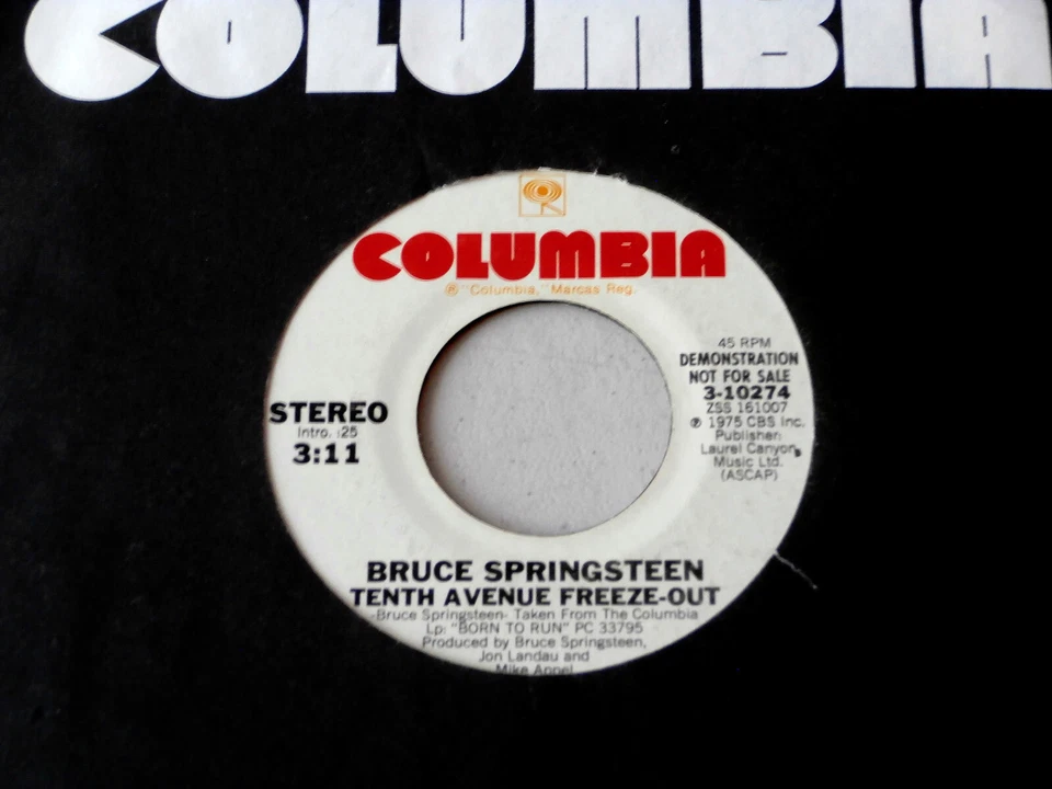 ROCK~ BRUCE SPRINGSTEEN~ TENTH AVENUE FREEZE-OUT~ MINT~UNPLAYED COPY~ PROMO~ - Image 1 of 1