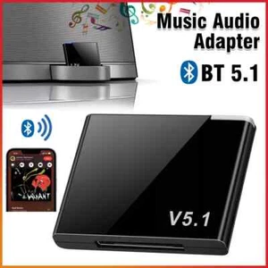 Ricevitore Adattatore Audio Musicale Bluetooth 5.1 30 Pin Dock Altoparlante per iPhone iPod - Foto 1 di 4