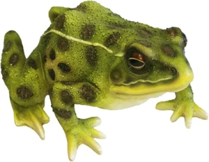 Frog Garden Statues Toad Outdoor Decor Sculptures Yard Resin Decorations - Picture 1 of 6