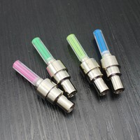 5 x Neon LED Flash Light Lamp Bike Car Tire Tyre Wheel Valve Sealing Caps