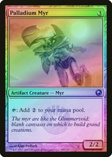 Palladium Myr FOIL Scars of Mirrodin NM Artifact Uncommon MAGIC CARD ABUGames