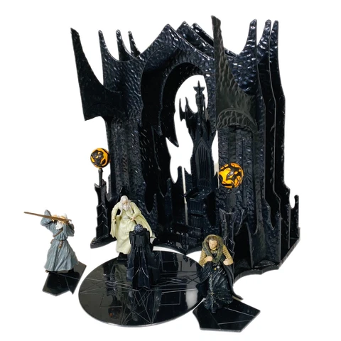 Lord of the Rings Battle Scene Orthanc Chamber at Isengard Playset 2003 Saruman Cover