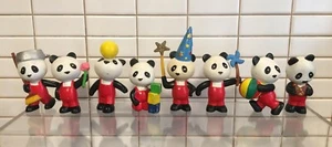 COMP. COLL. PANDA la Estrella del Circo, 8 X FIGURA DE PVC, MAIA & BORGES, PORTUGUÉS, 1982. - Imagen 1 de 12