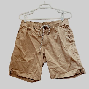 Reyn Spooner Khaki Shorts Men's Size Small Tan Stretch Waist Drawstring Cotton - Picture 1 of 7