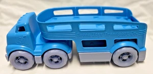 GREEN TOYS Blue Car Transporter Carrier 100% Recycled Plastic Pretend Preschool - Picture 1 of 13