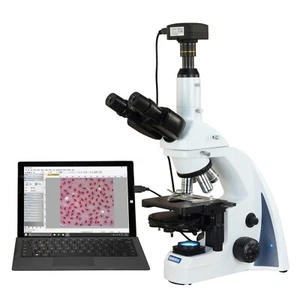 OMAX 40X-2500X 18MP USB3 Infinity PLAN Phase Contrast Trinocular LED Microscope - Picture 1 of 8