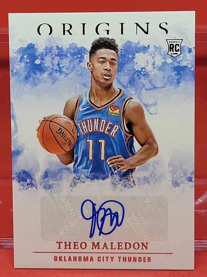 2020-21 Panini Origins Theo Maledon Rookie Auto RC - Image 1 of 2