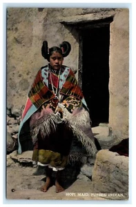 Hopi Maid Pueblo Indian Native American Postcard G4 - Picture 1 of 2