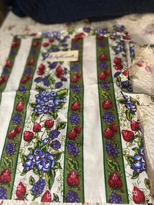 Neu April Cornell Umhängetasche Beuteltasche Druck 100 % Baumwolle 18" x 13", langer Riemen - Bild 1 von 3