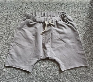 Kloo By Booso Kids Clothing Gray Drop Crotch Shorts Size Age 8/9y Made In Poland - Picture 1 of 7