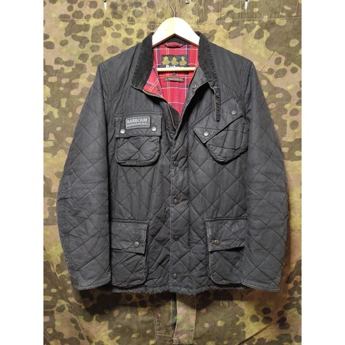ALEXANDER MCQUEEN Giacca cerata trapuntata Barbour International