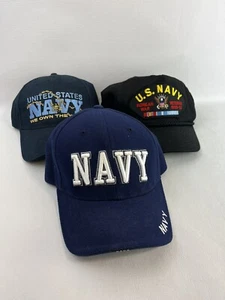 Lot Of 3-U.S. NAVY Hats- Veteran - Korean War - Picture 1 of 11