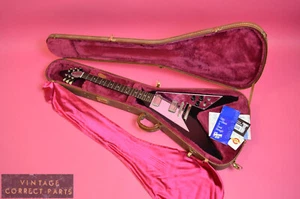 Vintage 1997 Gibson Custom Shop "67" Flying V - Ebony with Mirror Guard 1967 RI - Picture 1 of 24