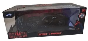 The Batman Movie Batmobile Diecast Car and Figure Jada Metals 1/24 Scale READ - Picture 1 of 7