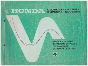 Catalogo Ricambi originale Honda CB750Kz CB750Lz CB750Ka CB750Kb 1980 - Foto 1 di 2