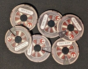 REBEL / RESISTANCE MANEUVER DIALS ,STAR WARS X-WING MINIATURES (1st ed), FFG - Picture 1 of 19