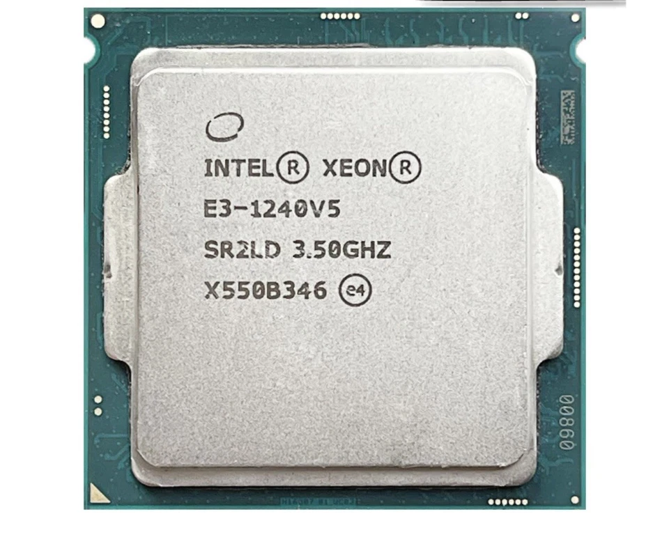 Intel XEON E3-1240 V5, 4 Cores - Tested and Working New - Image 1 of 1