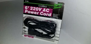 25 Amp 220V Pal UK AC Power Cord Figure 8 double barrel for Sega Dreamcast    L8 - Picture 1 of 3