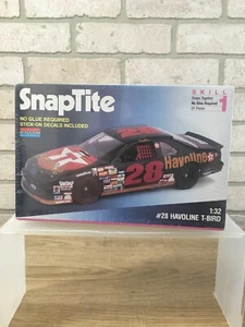 SnapTite Davey Allison #28 Havoline T-Bird Model Kit- New Factory Sealed-1 - Picture 1 of 6