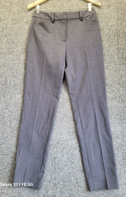 Pantalones de carrera Brooks Brothers para mujer color carbón talla 2 pierna cónica tiro medio lana Bld Foto 1 de 4