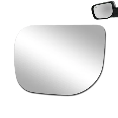 Espejo Cristal Ajuste 2005-2009 Nissan Armada 04-08 Nissan Titan Lado del Conductor LH Plano Foto 1 de 4