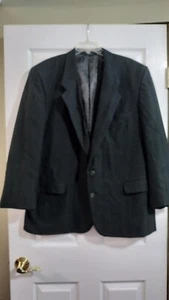 PETROCELLI 100% WOOL SPORT MENS BLACK JACKET ,SIZE 48R - Picture 1 of 6