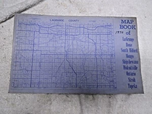 1970 Kartenbuch LAGRANGE NOBLE County Indiana IN Shipschewana Topeka - Bild 1 von 8