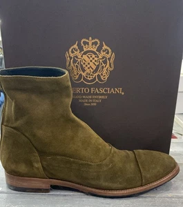Alberto Fasciani Stivale Uomo Marrone Size Eu44 AF527 Difettato - Imagen 1 de 10