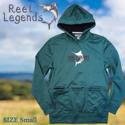 Reel Legends Green Performance Utility Pullover Hoodie Unisex Size Small - Image 1 of 4
