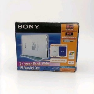 Sony MPF88E-UA/181 USB External Portable 2x Speed Floppy Disk Drive/FDD .....267 - Afbeelding 1 van 8
