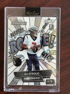 CJ Stroud RC Wild Card Alumination Comix White Record 470 /10 (4/10) ACWR1-CS1 - Picture 1 of 4