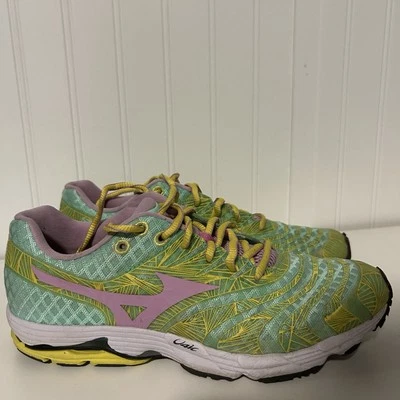Mizuno Wave Sayonara Running Shoes Women's Teal/Yellow - US 8.5 - Image 1 of 4