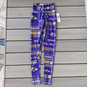 Baltimore Ravens Damen NFL lila Säule Leggings neu mit Etikett Größe Small - Bild 1 von 6