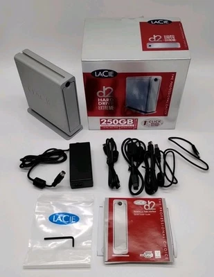 Disco duro externo LaCie d2 250 GB Extreme FW800 FireWire/usado  Foto 1 de 4