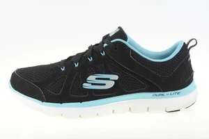 Zapatillas de deporte para mujer SKECHERS Flex Appeal 2.0 negras/azules SN 12761 talla UK 6 - Imagen 1 de 10