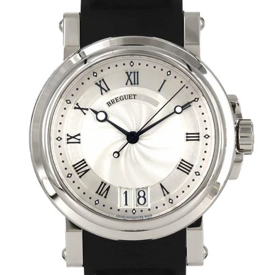 正品宝玑 Marine Large Date 5817ST 12 5V8 SS 自动 #260-005-946-... — 第 1/4 张图片